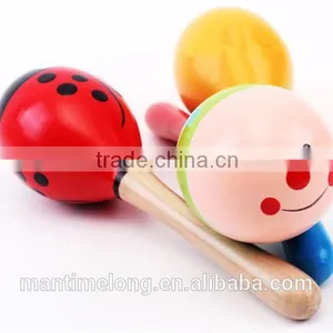 Baby Rattle Toy Wooden Rattle thumbnail-5