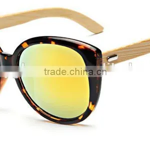 JMP634 Womens Fashion Designer Bamboo Temple Sunglasses thumbnail-2