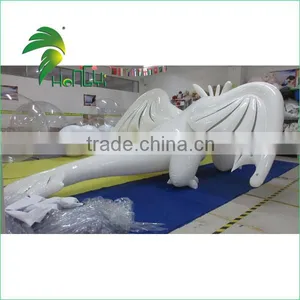 3M Long Best Quality White TPU Inflatable Toothless Dragon Animals Cartoon From Hongyi Toy thumbnail-4