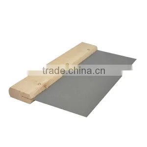 120mmSquare Scrapre With Wooden Handle, Carbon Steel Normal Polished Blade thumbnail-6