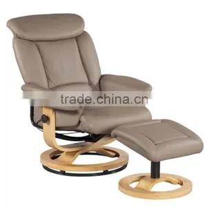Living Room Furniture Leather Recliner With Ottoman AM-003B thumbnail-1