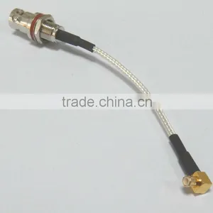 Cable Assembly, BNC Female, Bulkhead to MCX Male, RG316 Cable thumbnail-1