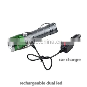 Best AC Charger UV / White LED Flashlight 1000lm Best LED Flashlight thumbnail-5
