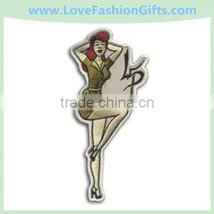 Embroidered Women Applique Patch thumbnail-1