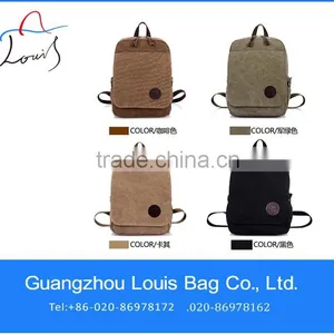 High Quality Army Canvas Backpack Vintage Canvas Bags thumbnail-1