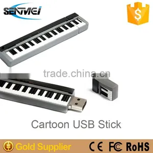 Popular Customized Logo 8gb Piano Usb Flash Drive thumbnail-1