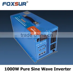 1000W Pure Sine Wave Solar Inverter With PWM Solar Controller 48V dc to 110V AC With Digital Display Metal Case thumbnail-3