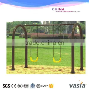 Children Swing/garden Swing/double Swing/Outdoor Double Kids Leisure Steel Swing in School thumbnail-1