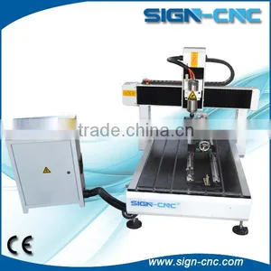 Jinan Manufacturer Wood Cnc Router 6090/desktop 4 Axis Cnc Router thumbnail-1