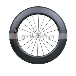 100% Hand Build Bicycle Wheels 700c Carbon Bike Wheels 700c 88mm Clincher, 700C 88mm Clincher Carbon Wheelset Road Bicycle thumbnail-5