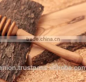 Olive Wood Carved Honey Spoon thumbnail-5