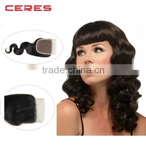 2016 New Product of Remy Hair Cheap Price Customized Cheapest Brazilian Hair Closure thumbnail-1