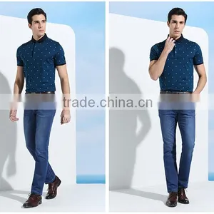 Men's Casual Bussiness Short Sleeve Cotton POLO Drops Shirts thumbnail-2