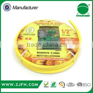 1/2" Diameter Polyester Fibre Reinforced 30 Metre PVC Garden Hose With Spray Nozzle Set thumbnail-2
