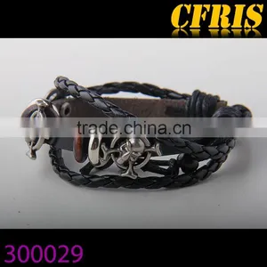 Ethnic Jewelry Multi Wrap Fashion Design Leather Bracelet thumbnail-1