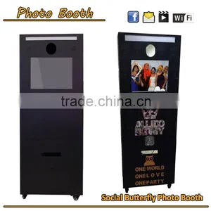 2016 NEW Indoor Application Touch Screen Photo Booth Advertising Photo Kiosk thumbnail-3
