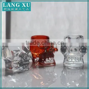 Glass Skull Candle Holder Wholesale for Candles thumbnail-1