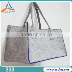 Eco-friendly Felt Tote Bag Felt Bag Organizer Promotional Wool Felt Bag thumbnail-2