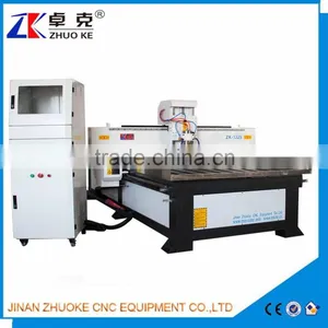 China 3D Woodworking CNC Router Machine ZKM-1325 With Cast Iron Gantry 1300*2500MM Of PCI NcStudio Control System thumbnail-1