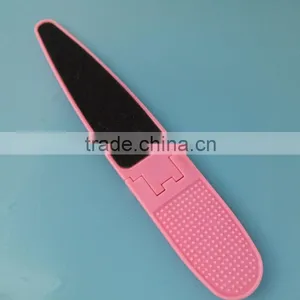 JBC-035 Folder Plastich Handle Double Side Sandpaper Pedicure Foot File thumbnail-1