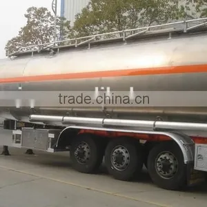 Stainless Steel Tank Semi-trailer 40000- 45000 Litres Fuel Tanker Truck Capacity thumbnail-4