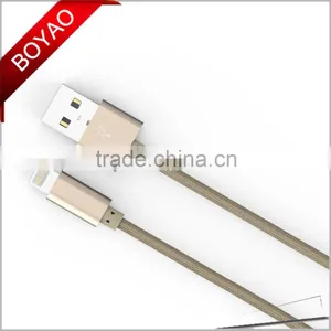High Quality Customized 1m Round Usb Braided Data Cable for Phone thumbnail-2