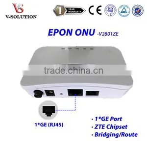 1GE EPON ONU With Mini Plastic White Housing Support DHCP/PPPOE/Static IP/Static Route thumbnail-1