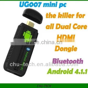 UG007 Mini Android TV Box Android 4.1 Bluetooth RK3066 Dual Core 1G RAM HDMI TF 8GB thumbnail-1