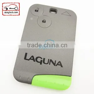 Okeytech Renault Laguna Key Card 2 Button Remote Key 433Mhz thumbnail-1
