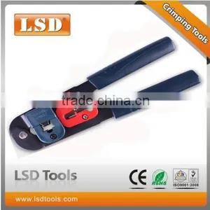 LSDbrand Modular Crimping Tool LS-208M for Rj45 Keystone Jack 8P8C RJ45 Network Crimper thumbnail-1
