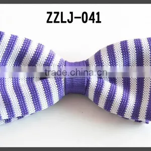 STRIP KNITTED PRE-TIED BOW TIES FOR GENTLEMAN thumbnail-6
