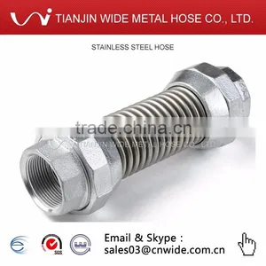 [Tianjin Wide Hose DQ-DN40 ] 1 1/2" Union Stainless Steel Hose thumbnail-1
