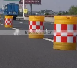 Cylindrical Plastic Barricades Custom Processing thumbnail-1