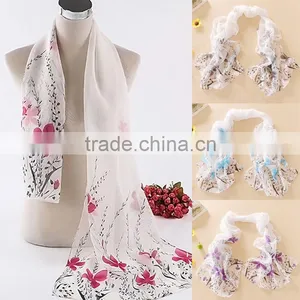 New Fashion Women Long Soft Wrap Scarf Ladies Shawl Chiffon Scarf Scarves thumbnail-1