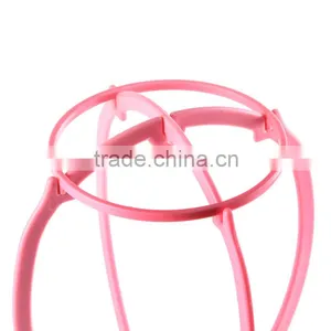 Factory Price Multi Colors Wig Display Stand, Cheap Plastic Wig Stand thumbnail-5