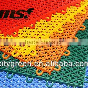 Interlocking Modular Basketball Court Floor, Outdoor Playground PP Mat Flooring thumbnail-6