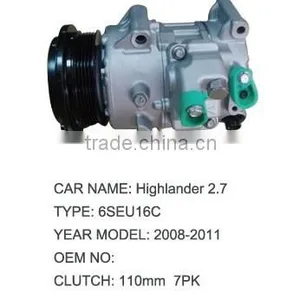Auto A/C Compressor For TOYOTA Highlander 2.7 thumbnail-1