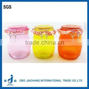 Zibo Color Clincher 1000ml Glass Jar for Honey thumbnail-1
