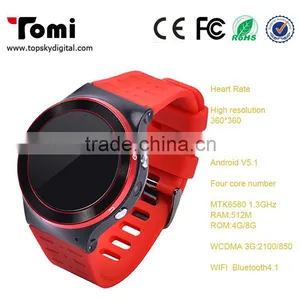 Quad Core 3G Smart Watch S99 Bluetooth Smart Watch 8G Wrist Phone With BT 4.0 GPS WIFI Andriod V5.1 GPS thumbnail-6
