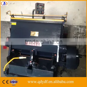 Semi Automatic Flat Die Cutting Machine for Producing Cardboard Carton Box thumbnail-1