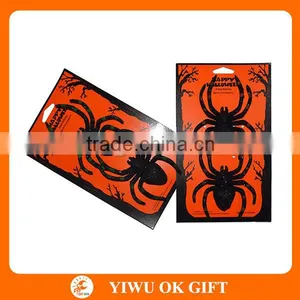 Cute Happy Halloween Card With Spider Design thumbnail-2