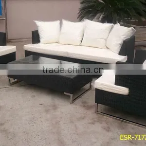 Wicker Sofa Set Furniture Cushioned thumbnail-1