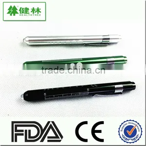 Small Aluminium Flash Light Yellow Light Medical LED Pen Light thumbnail-2