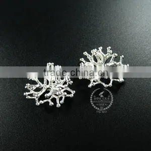 25*25mm Silver Plated Brass Coral Branch Pendant Charm DIY Supplies 1820279 thumbnail-2