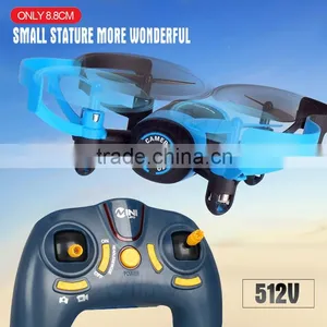 Quadcopter Drones RC Helicopter Quad Copter Toys - Micro Mini Nano Size - 3D Flip Air Light Show - 6 Axis Gyro thumbnail-1