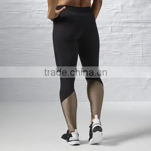 Nylon Spandex Seamless Made by 4 Needles and 6 Threads Womens High Waist Yoga Pants thumbnail-4