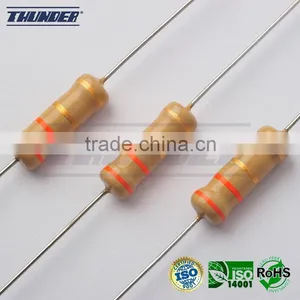 CFP Series - 2W Carbon Film Resistors CP Wire (Copper Clad Steel Wire) thumbnail-1