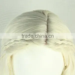 Vogue Women Curly Wavy Daenerys Targaryen Cosplay Party Long Wig Synthetic Hair thumbnail-2