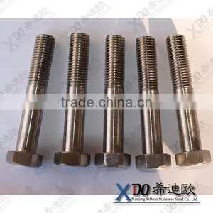 Alloy X- 750 / GH 4145 Alloy718 / GH4169 Stainless Steel Fasteners Hex Bolt thumbnail-5