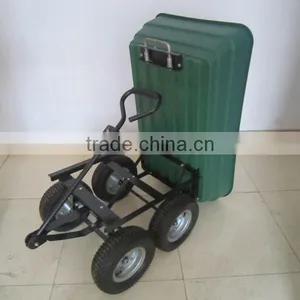 TC2145 Four Wheel Tipcart, Plastic Dump Cart, Garden Cart thumbnail-2